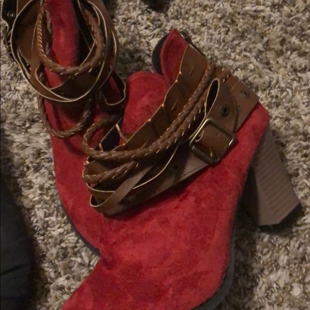 Red booties
